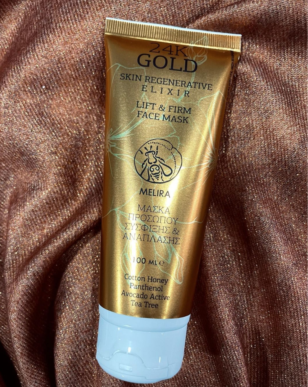 24K ゴールド スキン リジェネレイティブ エリクサー フェイスマスク 100ml / 3.4 液量オンス