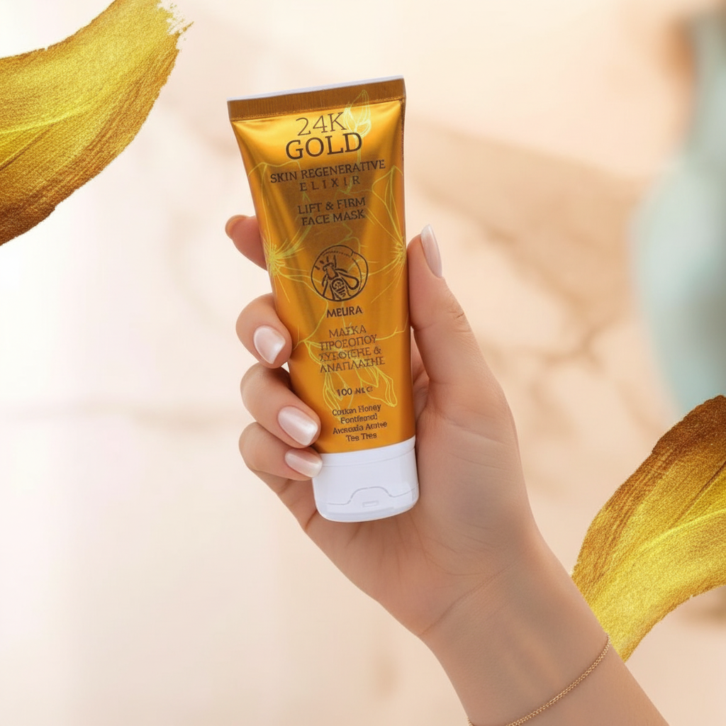 24K ゴールド スキン リジェネレイティブ エリクサー フェイスマスク 100ml / 3.4 液量オンス
