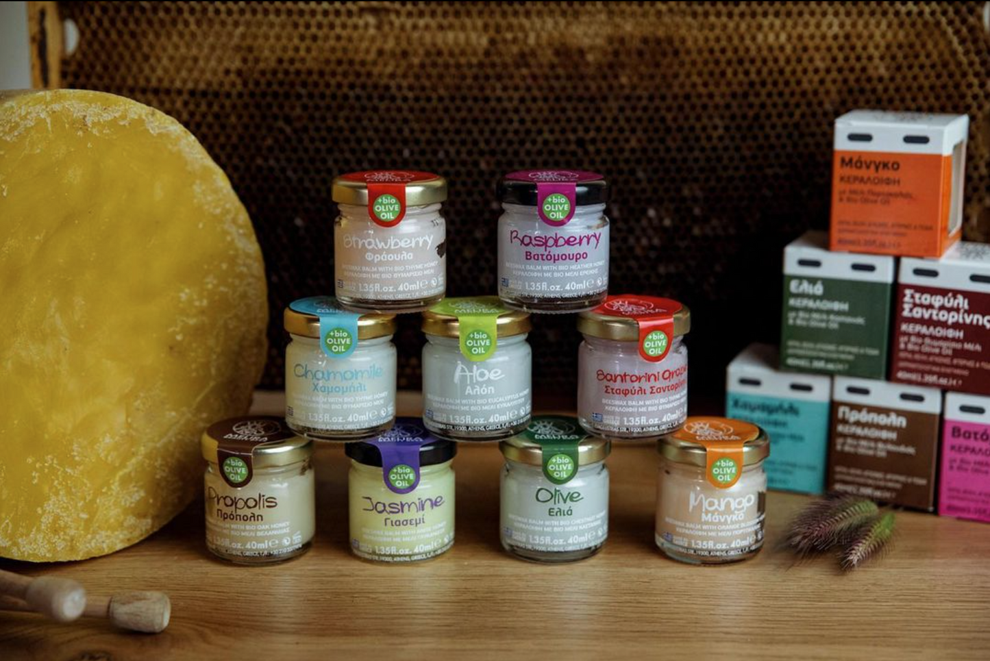 Melira Beeswax Balm Olive With Bio Chestnut Honey 40ml