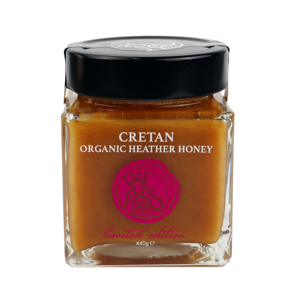 Wildcrafted Organic Heather Honey from Crete - Raw & Unfiltered