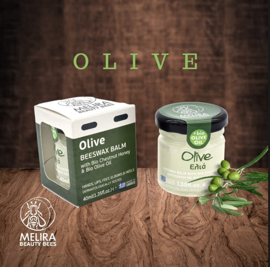 Melira Beeswax Balm Olive With Bio Chestnut Honey 40ml