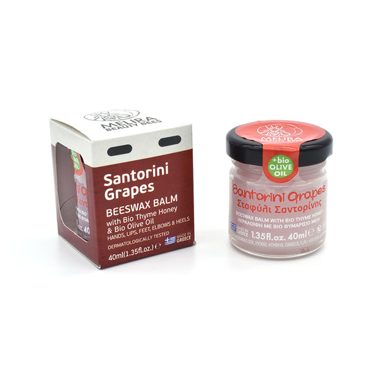 Melira 蜜蝋バーム サントリーニ グレープ バイオタイムハニー入り 40ml / 1.35 オンス