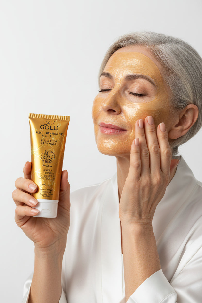 24K ゴールド スキン リジェネレイティブ エリクサー フェイスマスク 100ml / 3.4 液量オンス