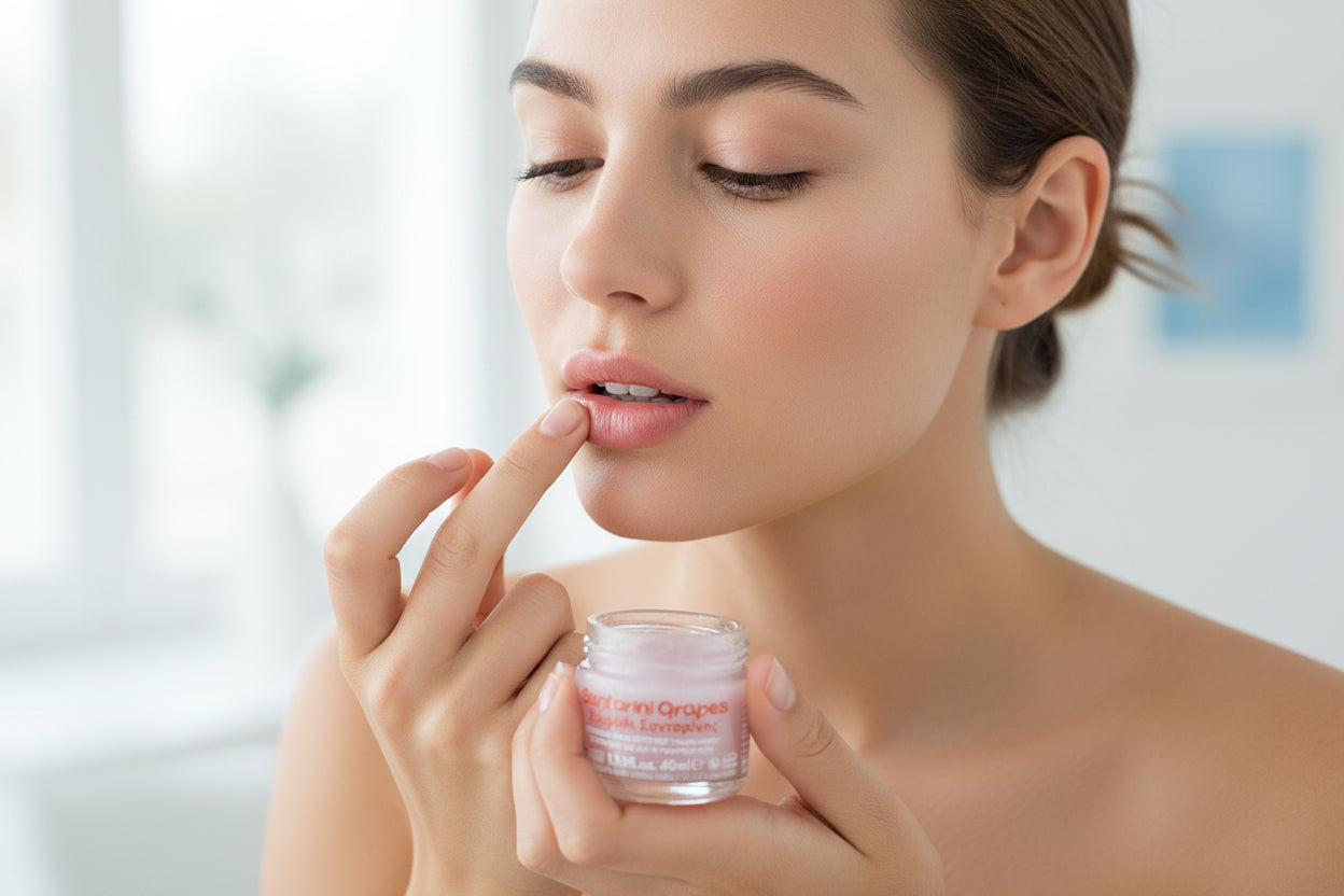 Melira 蜜蝋バーム サントリーニ グレープ バイオタイムハニー入り 40ml / 1.35 オンス