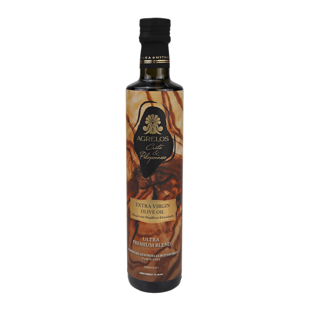 AGRELOS "Crete & Poloponesse" Extra Virgin Olive Oil 16.9 fl. oz.