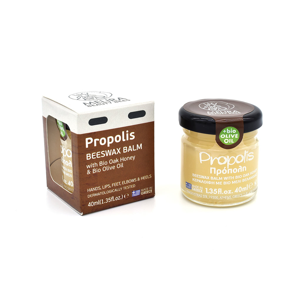Melira Beeswax Balm Propolis With Bio Oak Honey & Bio Olive Oil 40ml