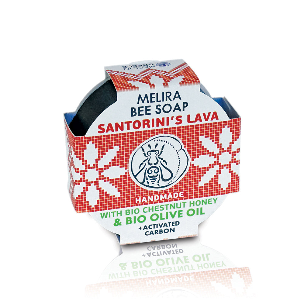 Melira Bee Soap Santorini Lava Bio Chestnut Honey Bio Olive Oil